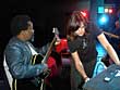 Sandile Shange and Jackie Cunniffe set up