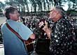 Jeremy Taylor and Manie Erasmus on stage