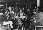 Jeremy Taylor at the New Stanley, Nairobi after a recording session with Prof Alphonse Kapinga et son Orchestre