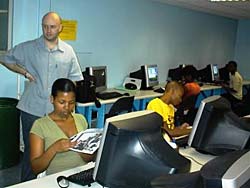 Wayne Williams Training Students